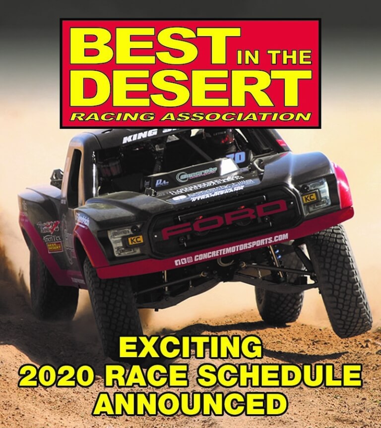 Best In The Desert Announces 2020 Race Schedule