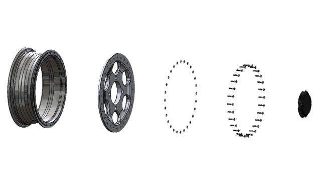 speed UTV beadlock wheel broken down